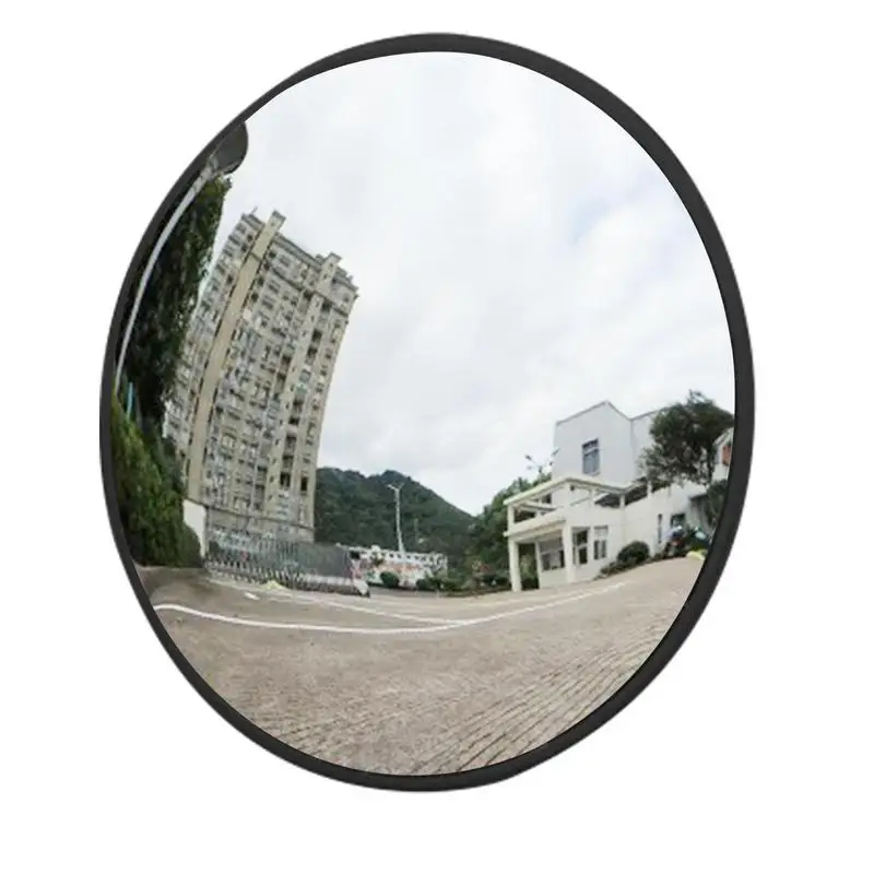 

Convex Security Mirror 11.8in Blind Spot Mirrors Round Fish Eye Mirror Wide Angle Driveway Mirror For Blindspot With Adjustable