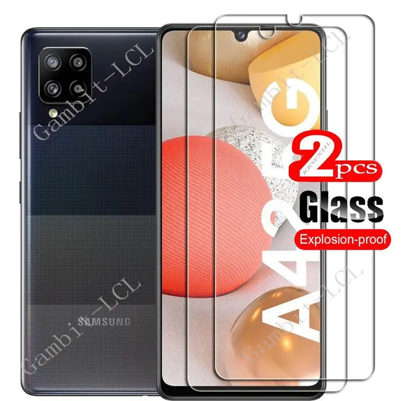 

2PCS FOR Samsung Galaxy A42 5G 6.6" Tempered Glass Protective ON GalaxyA42 GalaxyM42 M42 M426 A426 Screen Protector Film Cover