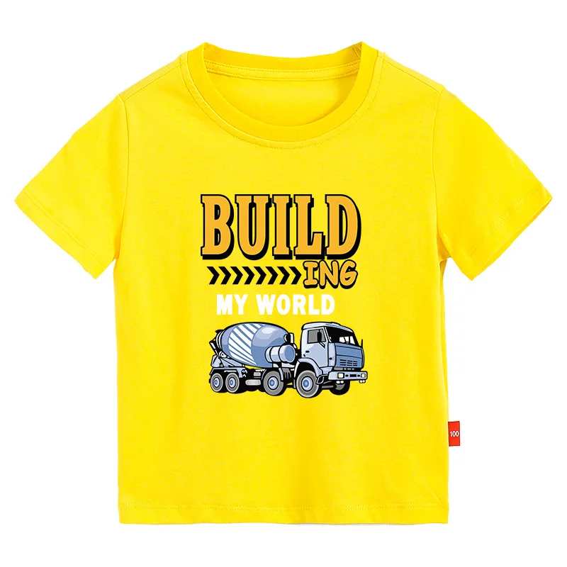 

2023 Summer New Short Sleeve Boys Breathable Cotton Children's Half T-shirt Version Ins