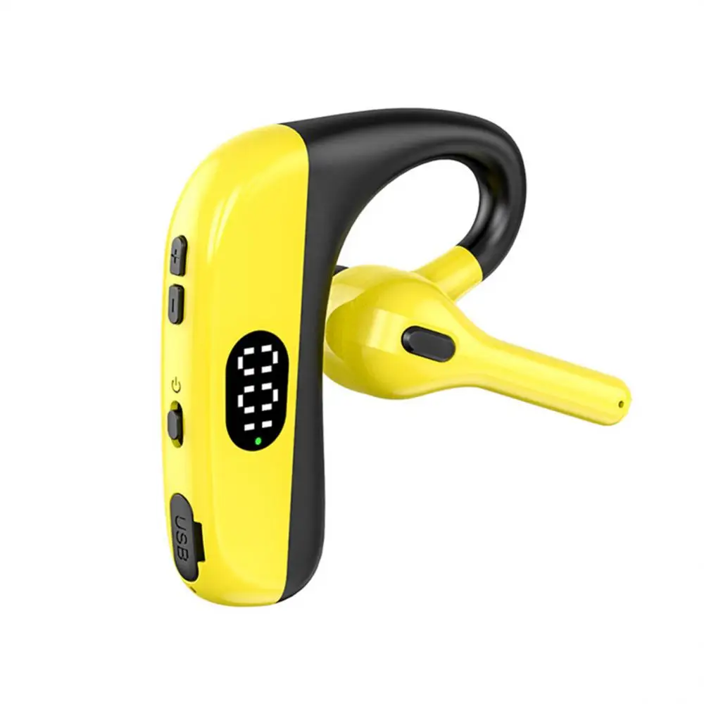 

Waterproof Wireless Bluetooth Headset 365 Days Standby Time Sport Earphone Digital Display Music Earbuds 300mah Tws Headphone