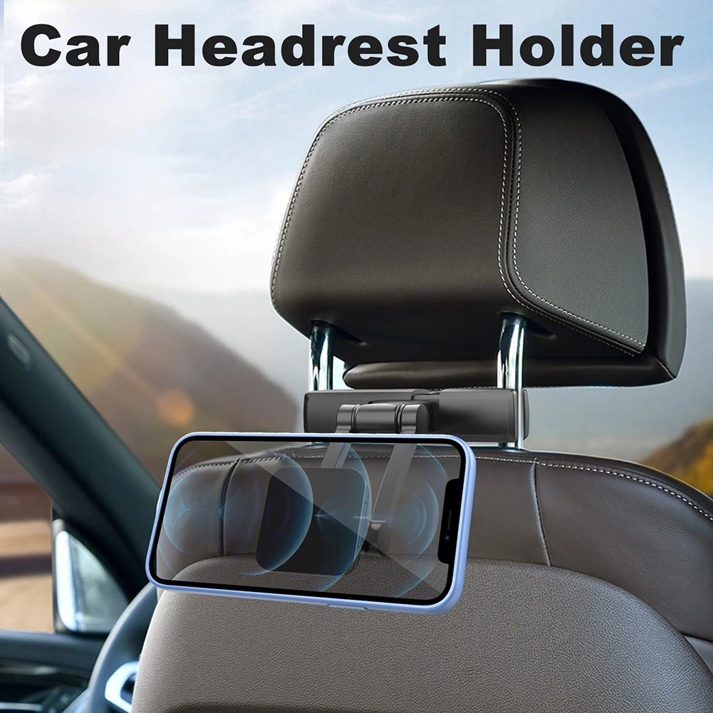 

Car Seatback Phone Holder Telescopic Tablet Auto Stand Seat Rear Headrest Mounting Bracket Smartphone Magnetic Car Phone Holder