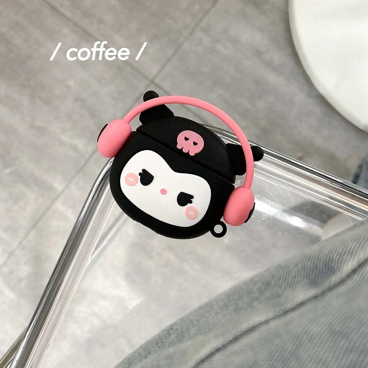 Силиконовый чехол для наушников Sanrio Kuromi