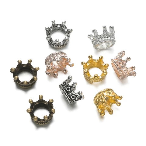 Свободные бусины-разделители из сплава 50 шт., золотистый, серебристый, бронзовый цвет