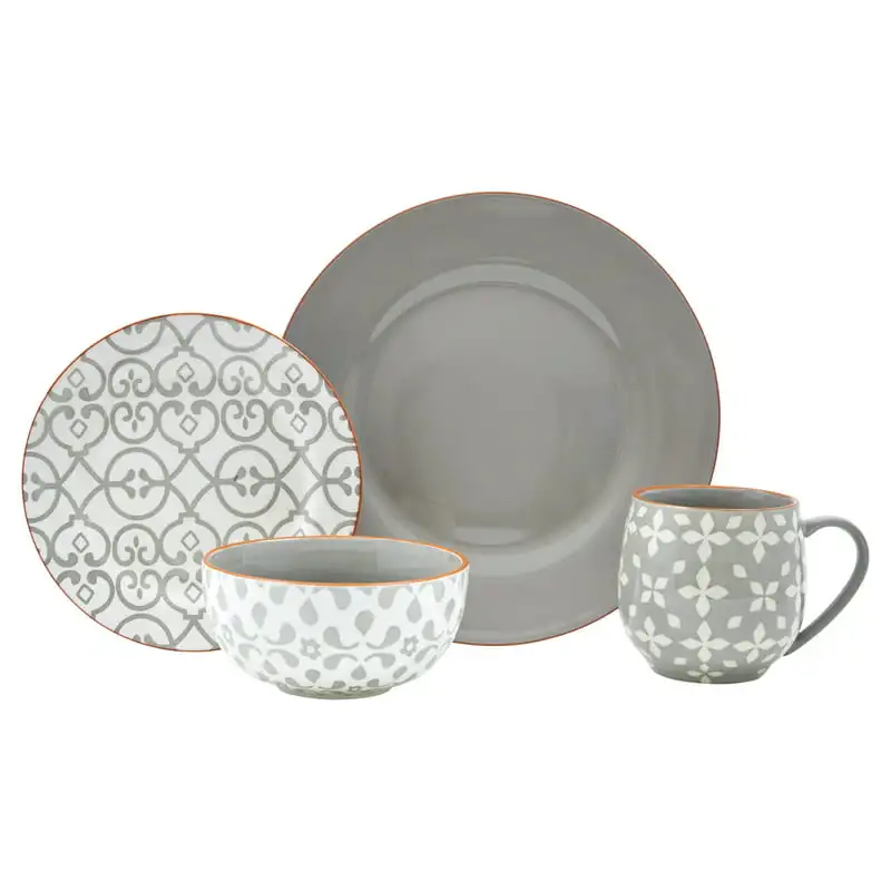 

Baum Felice 16 Piece Stoneware Dinnerware Set Simple and Mordern