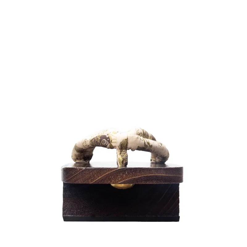 Японский юката с двумя зубцами мужские сабо Chayaki повседневные шлепанцы принтом