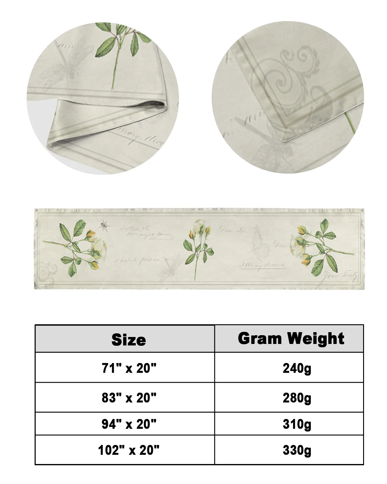 Покрывала в стиле ретро с изображением белой розы и бабочек