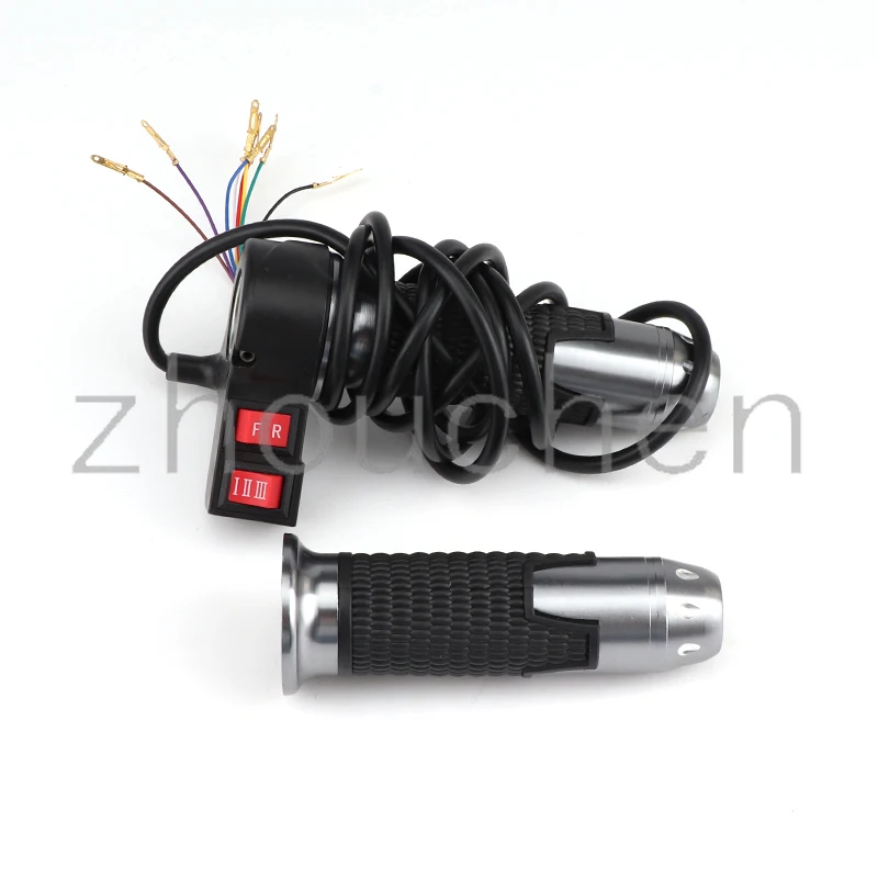 

Grip twisting throttle 3 speed + reverse + reverse switch grip, used for electric bicycle scooter tricycle accessories