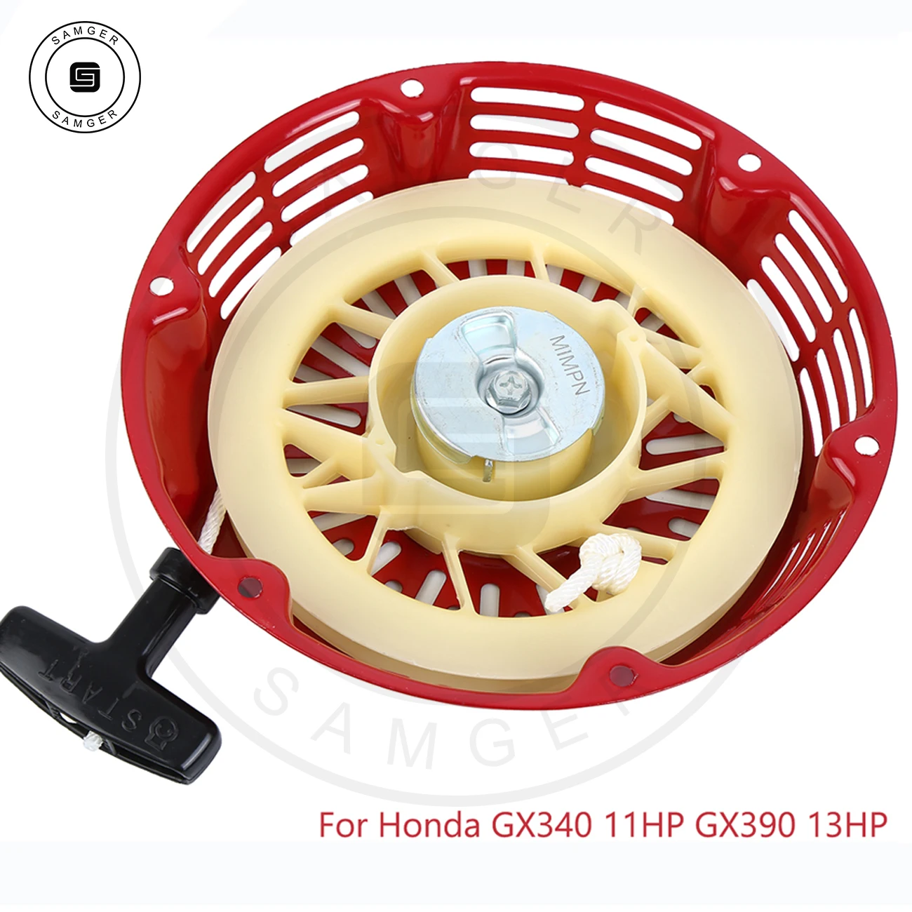 

Samger Pull Starter Recoil Cover ABS Material For Honda GX340 11HP GX390 13HP Lawn Mower Engine Electromagnetic Starter Kit