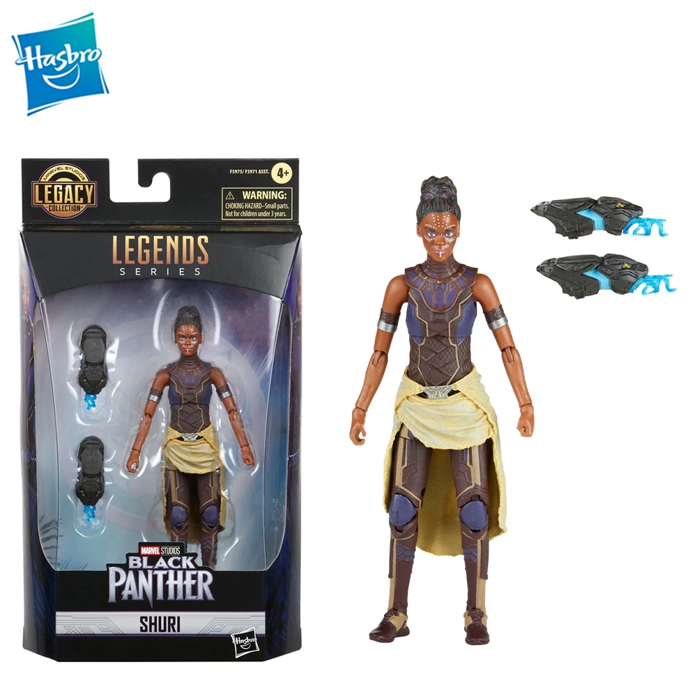 

[In Stock] Hasbro Marvel Legends Legacy Black Panther Shuri 6-inch Action Movie MCU Figure Collectible Model Toy Gifts F5975