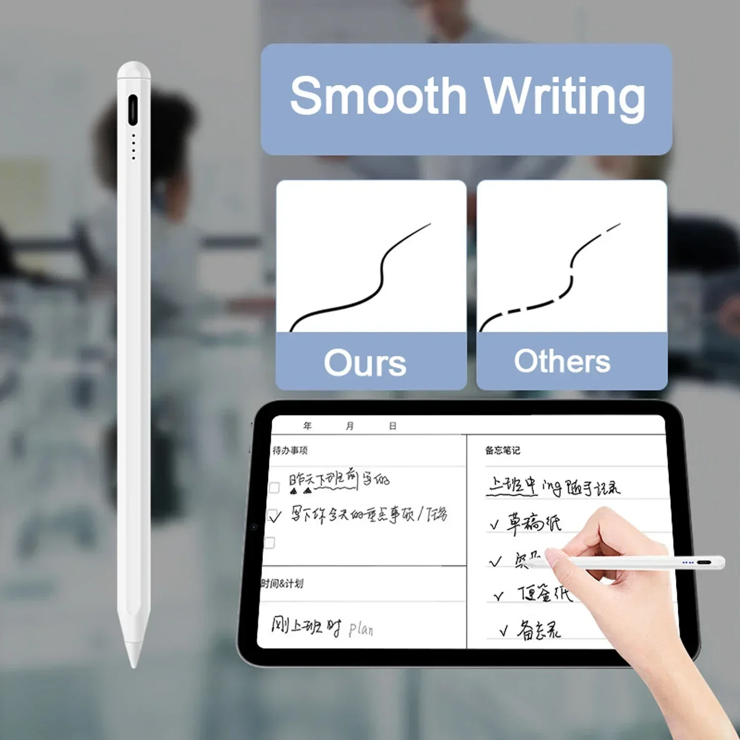 Активный универсальный стилус для планшета Apple iPad iPhone Android Карандаш сенсорного