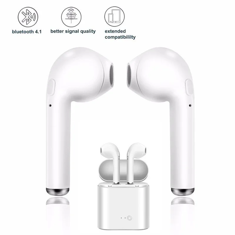 

TWS I7s Bluetooth Earphones Wireless Stereo Earbud for All Smart Phone Sport 5.0 Headphones Bluetooth Earphones In-ear Headsets