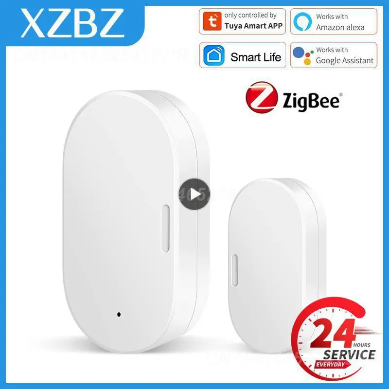 

Wireless Door Window Magnetic Sensor Google Home Tuya Smart Door Detectors Zigbee Smart Security Alarms Remote Monitoring Alexa