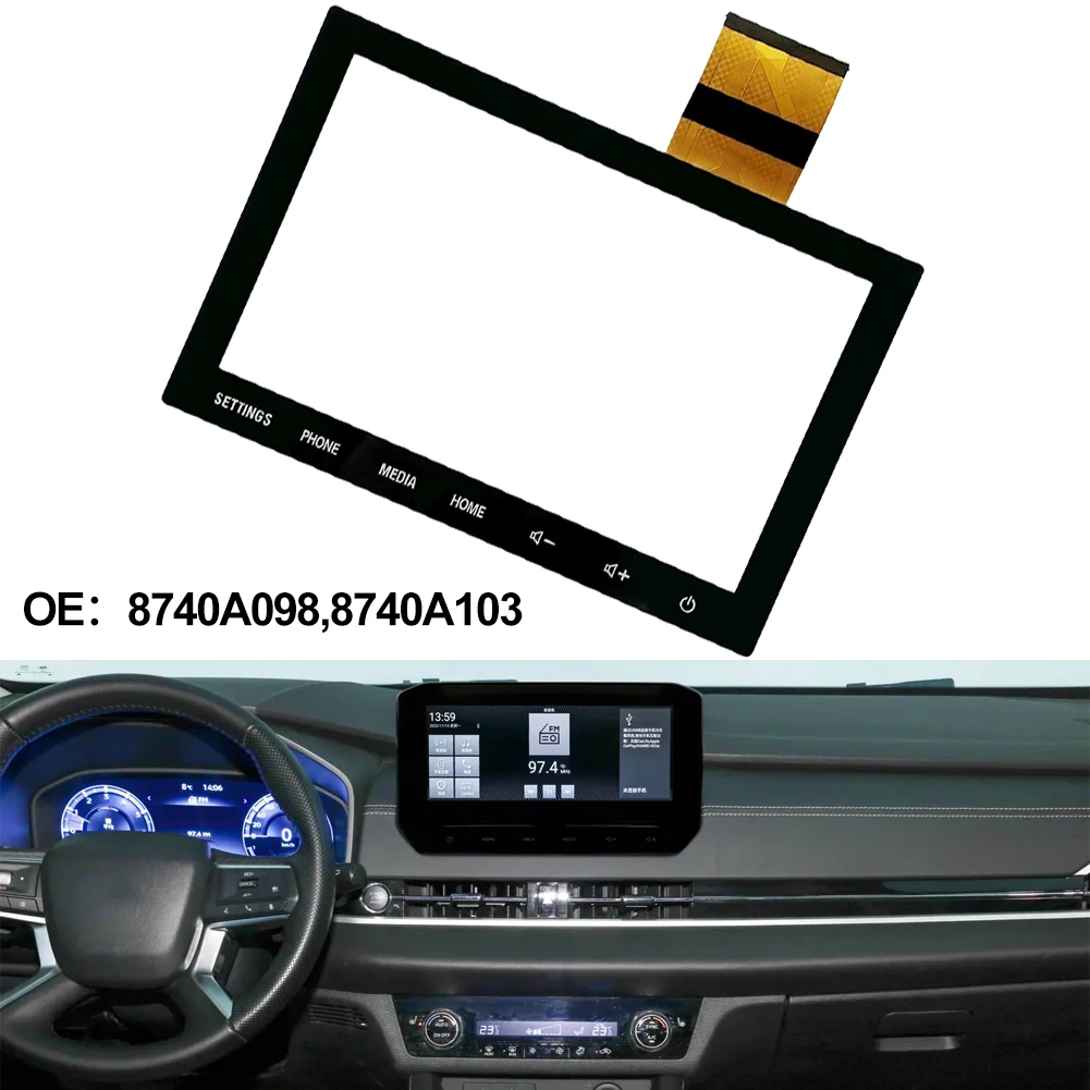 

8" Touch Screen NAV 8740A098 8740A103 Radio Display Panel For Mitsubishi Outlander 2020-2022 Radio Touch Screen Panel