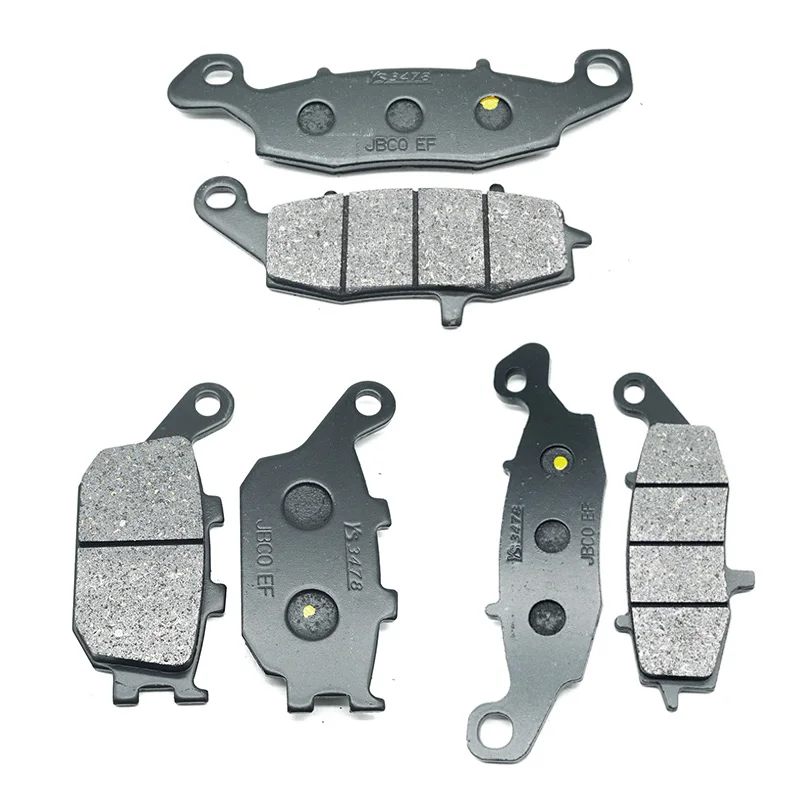 For SUZUKI GSR750 GSR750A GSR750ZA 11-17 GSX-S750 GSXS750 GSX-S750A GSX-S750ZA 2015 2016 2017 750 Front &Rear Brake Pads Kit Set