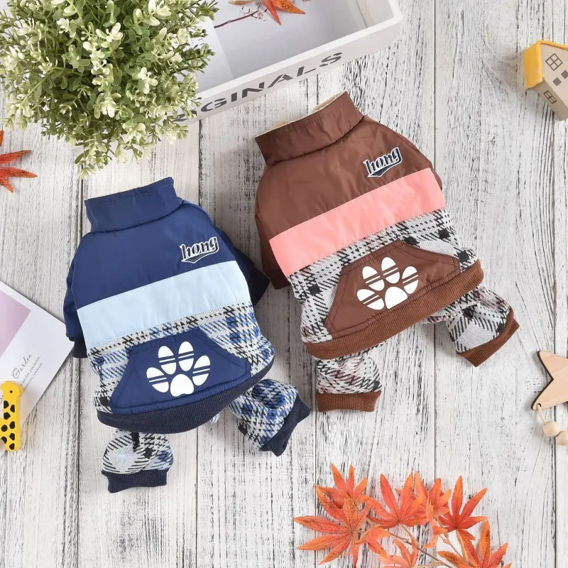

2022 Dog Clothes Warm Pet Clothing Winter Dog Costume Thickening Puppy Coat Jacket for Small Dogs Chihuahua Bulldog Jumpsuit