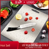 yomdid stainless steel chopping block easy clean cutting board fruit vegetable meat chopping board practical kitchen tool