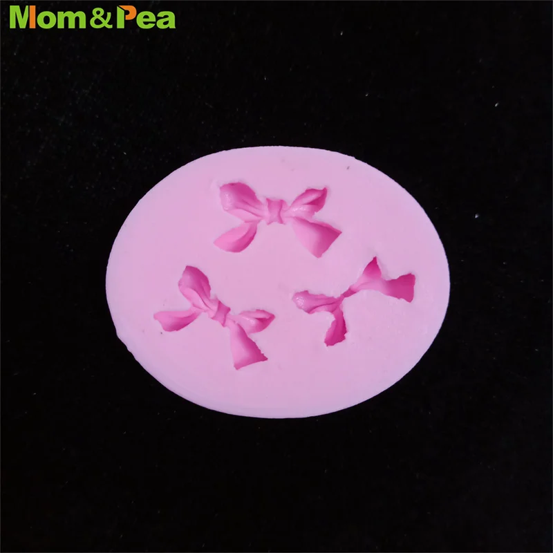 

MPAW48 Bowknot Shaped Silicone Mold Gum Paste Chocolate Ornamental Fondant Mould Cake Decoration Tools