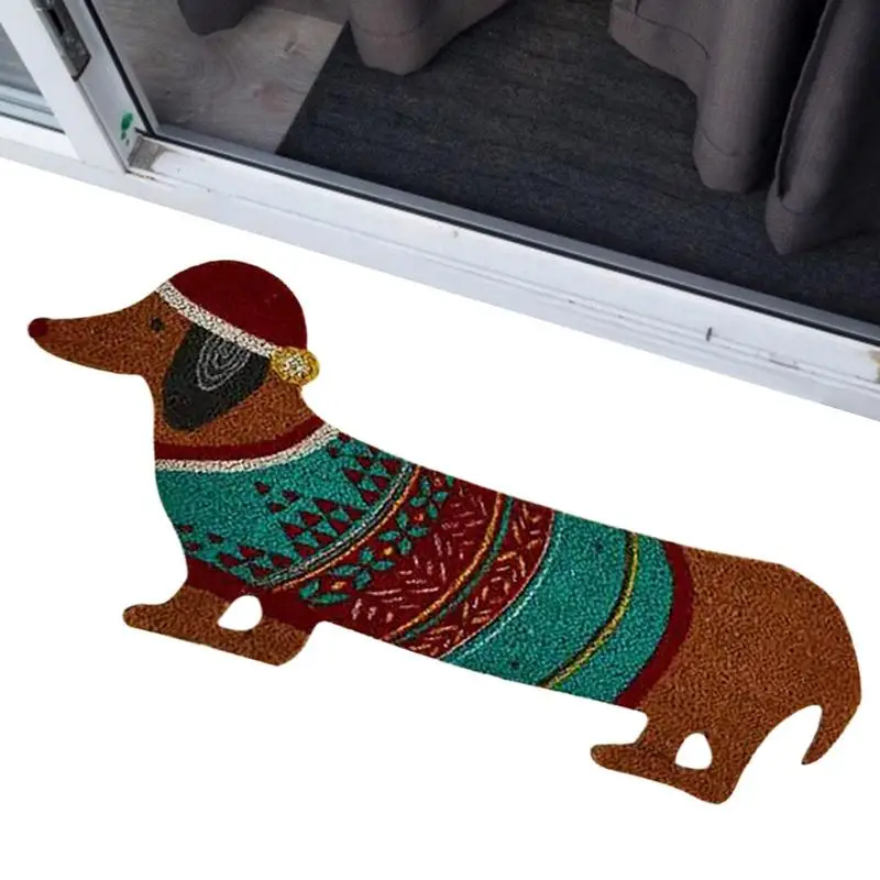 

Indoor Christmas Doormat Winter Entrance Doormat Ornament Winter Christmas Holiday Welcome Floor Mat Rug Entryway For Front