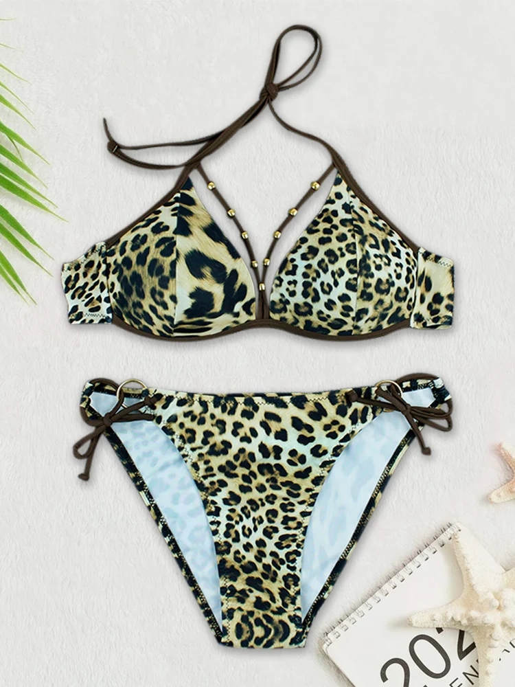 Женский купальник-бикини новинка 2023 купальник с пуш-ап сексуальный комплект