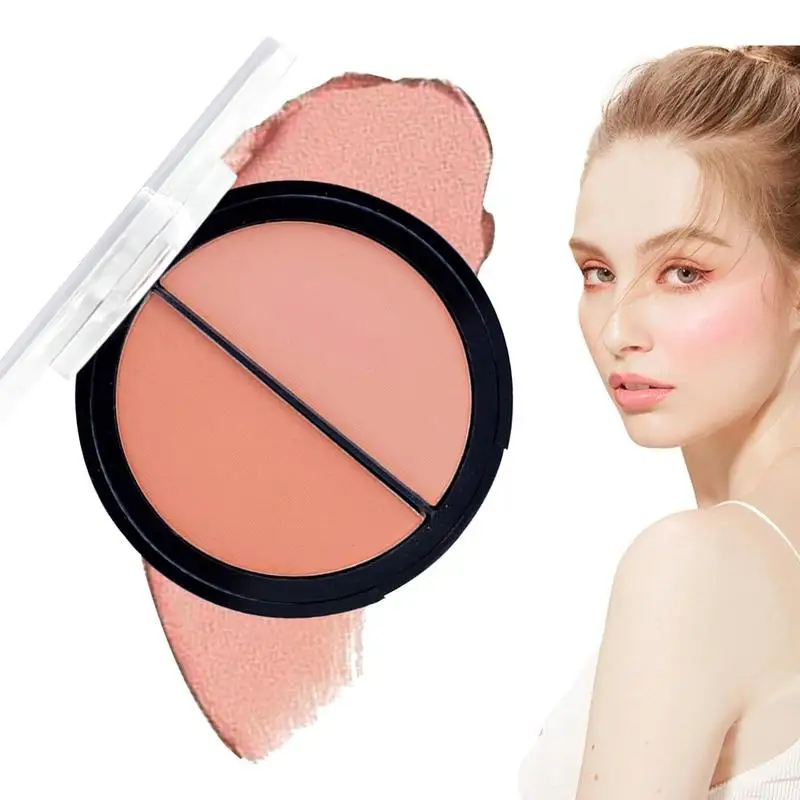 

Blush Powder For Cheeks Matte Cheeky Powder Fine Powder Blush Palette Cosmetics Two Blush Shades In Compact Matte Natural Glow