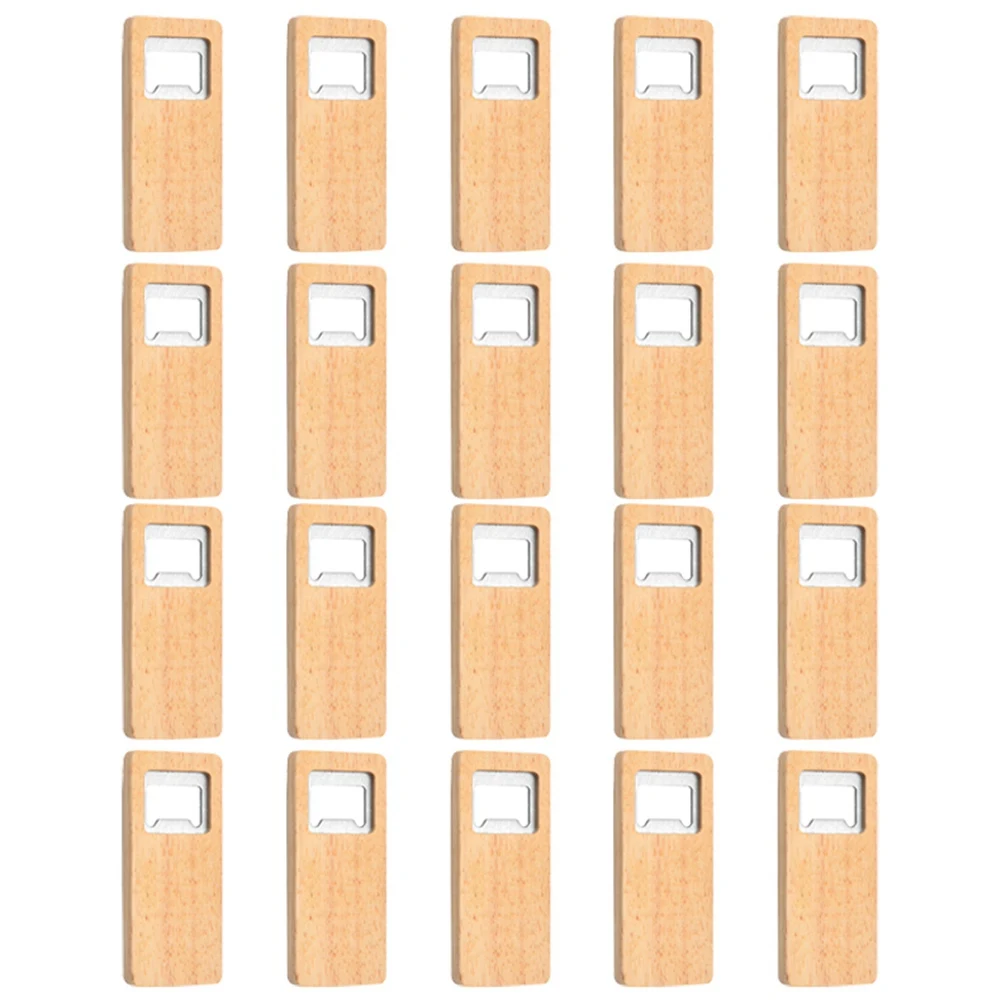 

20 шт., деревянные открывалки для пивных бутылок