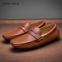 golden sapling loafers men fashion casual shoes comfortable driving flats classics mens loafers retro mocasines hombre footwear