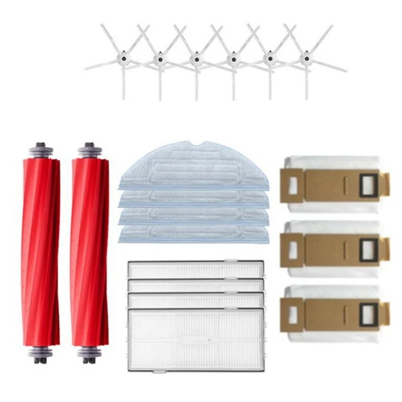 

For Xiaomi Roborock S7 T7S T7 PLUS Vacuum Accessories Part Main Side Brush Hepa Filter Mop Cloth Dust Bag