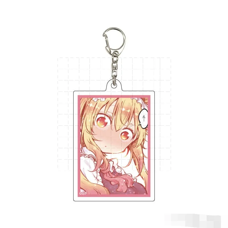 Фото Игра Kobayashi Tohru Tōru Kanna Kamui Joui Elma брелок кукла аниме акриловый брелок кулон для подарка №5