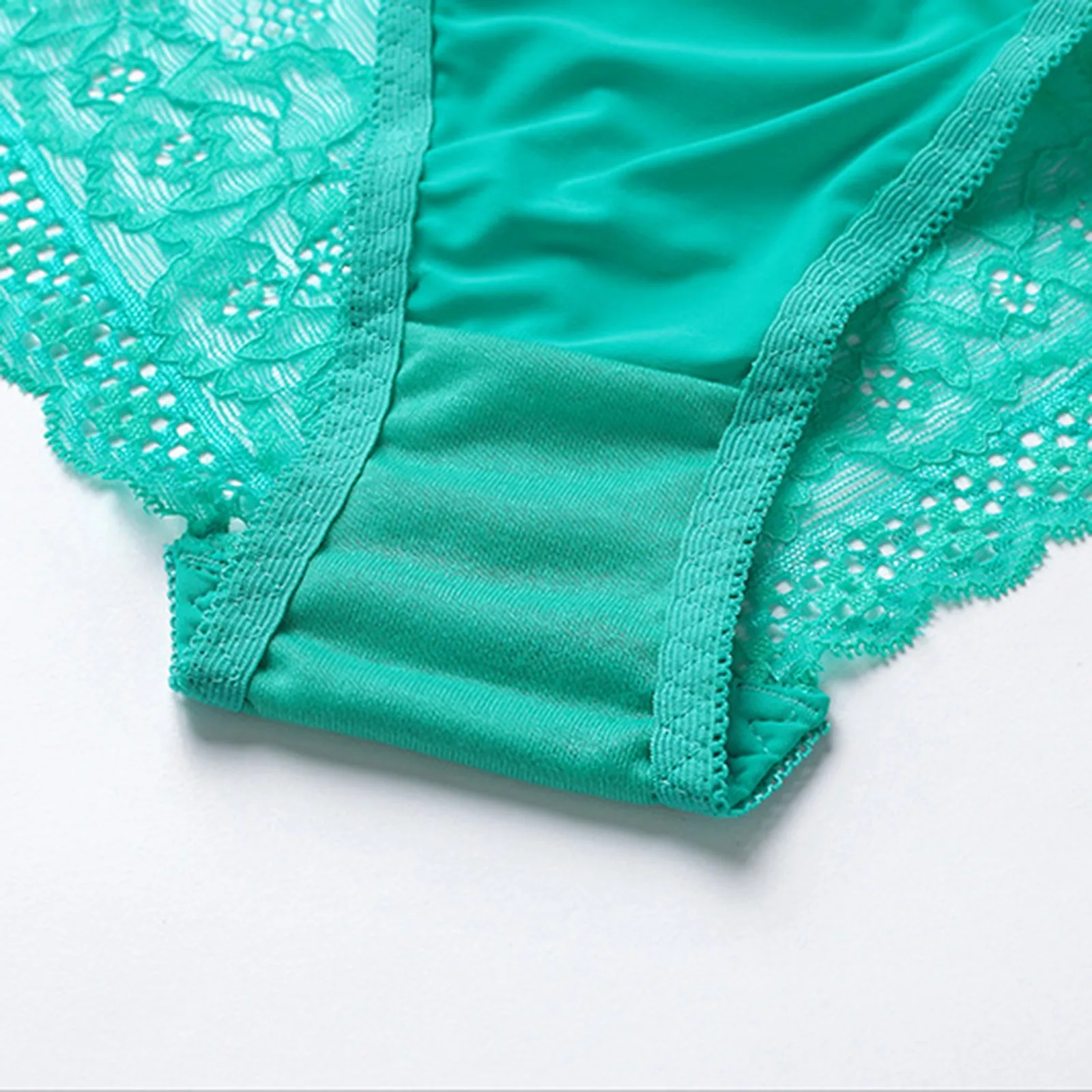 Сексуальные женские трусики бесшовное нижнее белье прозрачное кружевное бикини