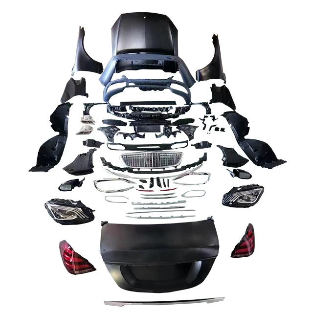 

2006-2013Year W221 Upgrade W222 Body Kits Car Bumpers S Class S350 S550 S400 W221 Old To New Facelift Class S Bodykit With Light