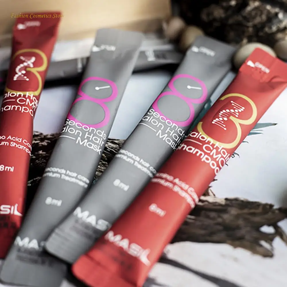 

20Pcs/box Korean Cosmetics Mask for Fast Hair Restoration Masil 8 Seconds Salon Hair Mask 100% Original