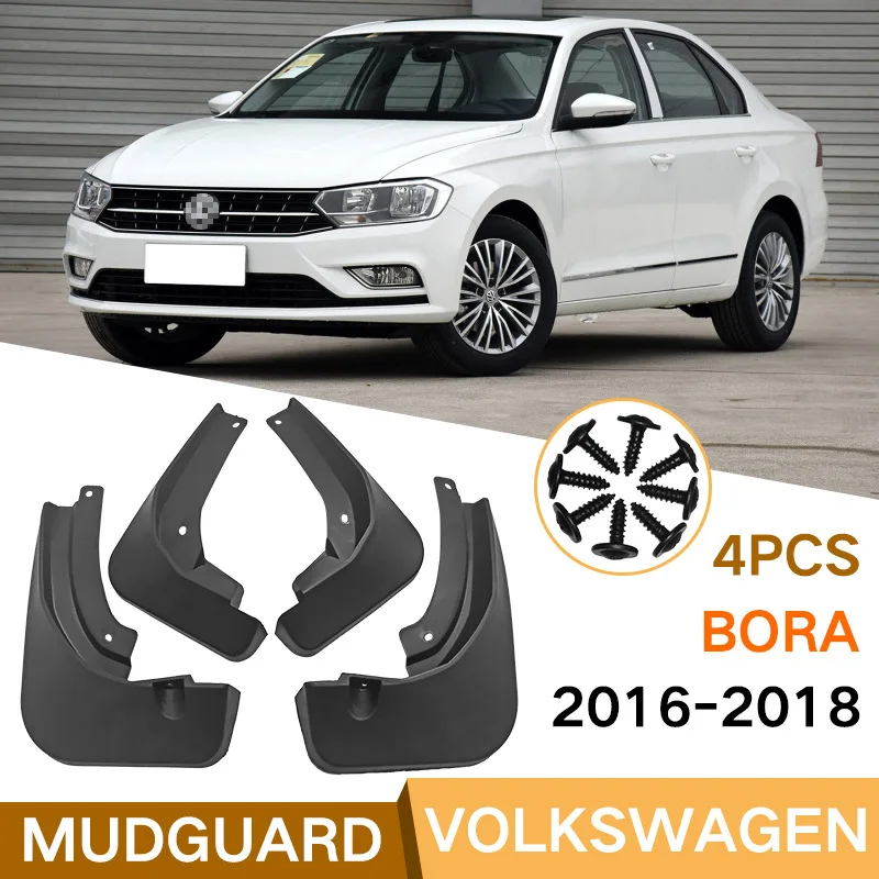

MudFlaps FOR Volkswagen Bora 2016-2018 CAR mudguard auto SplashGuards Fender Set Parts FrontRear Automotive Accessories