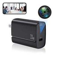 1080p wireless wifi mini camera type c pd 33w fast charger micro camera security ip motion detect small cam for phone charging