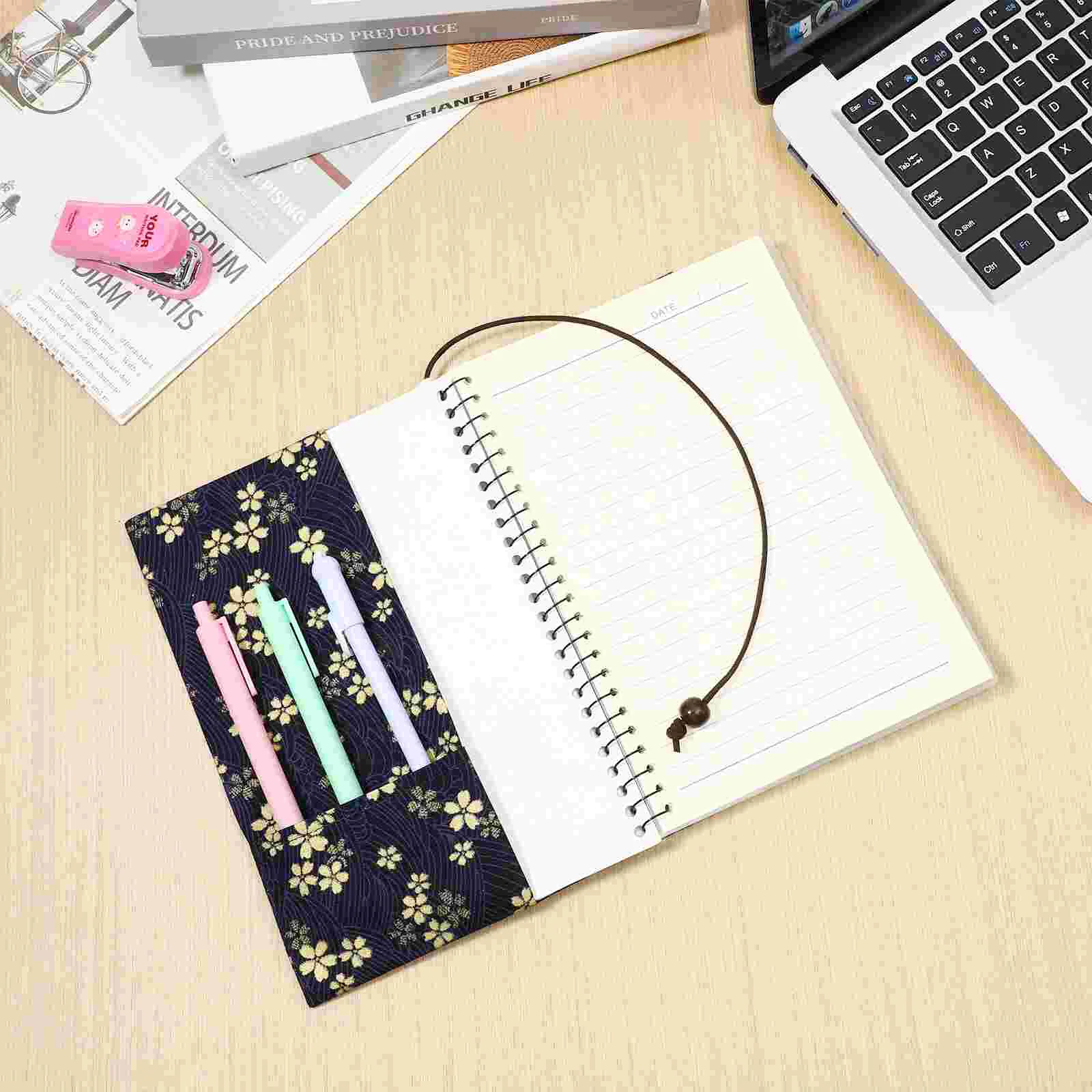 

Book Cover Ornamental Decor Hand-made Creative Sleeve Bible Books Textbook School Fabric Exquisite Protector Student Use