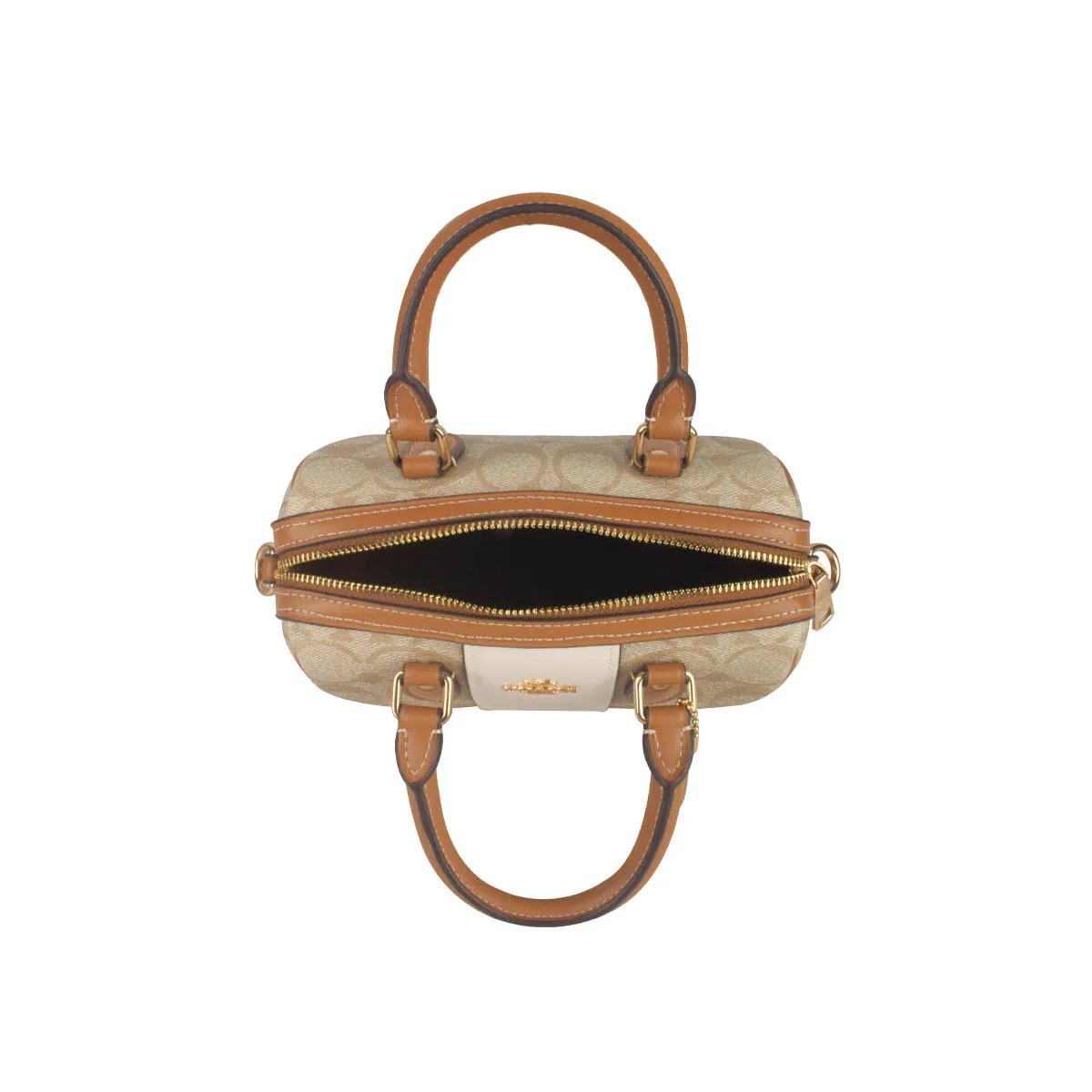 Женская кожаная сумка через плечо из ПВХ Coach