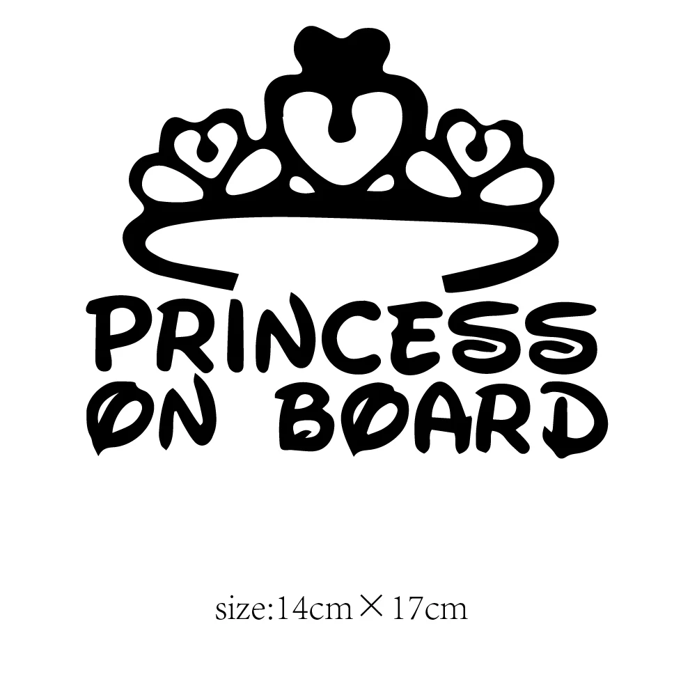 TOMALL 2 Упаковки Наклейки На Окна Принцессы Для Автомобилей