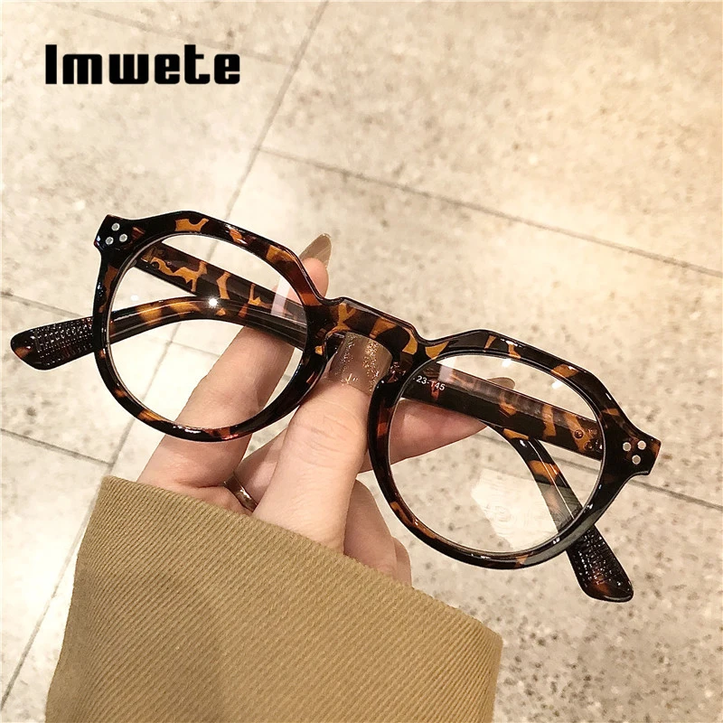 Модные очки Imwete с защитой от синего света мужские оправы для очков трендовые