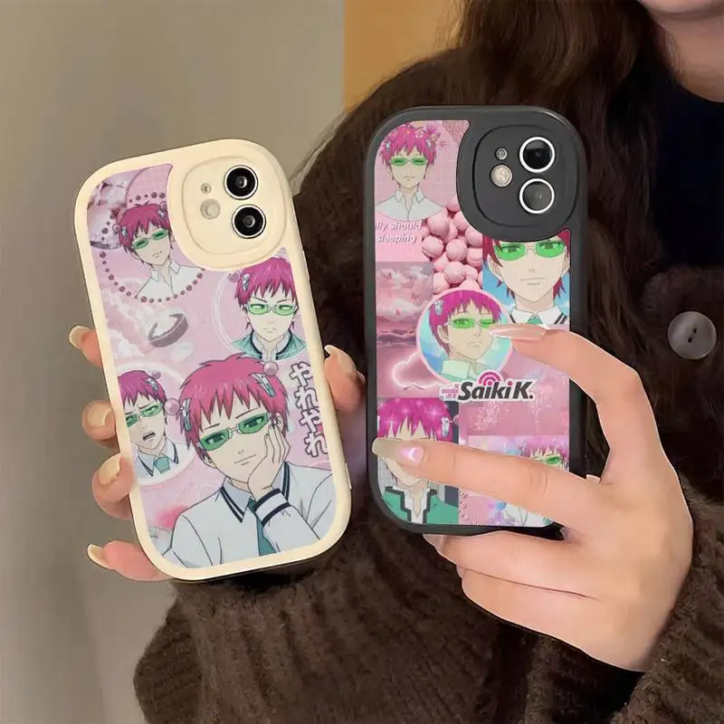 

The Disastrous Life of Saiki K Saiki Kusuo Phone Case Leather Phone Case For iPhone 14 13 12 Mini 11 14 Pro Max Xs X Xr 7 8 Plus