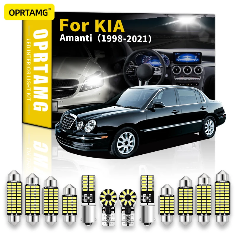 

OPRTAMG Sedan Combi Canbus Vehicle Bulb Indoor Dome Map Light Kit For KIA Amanti 1998 1999 2000 2001 2002 2003-2021 Interior LED