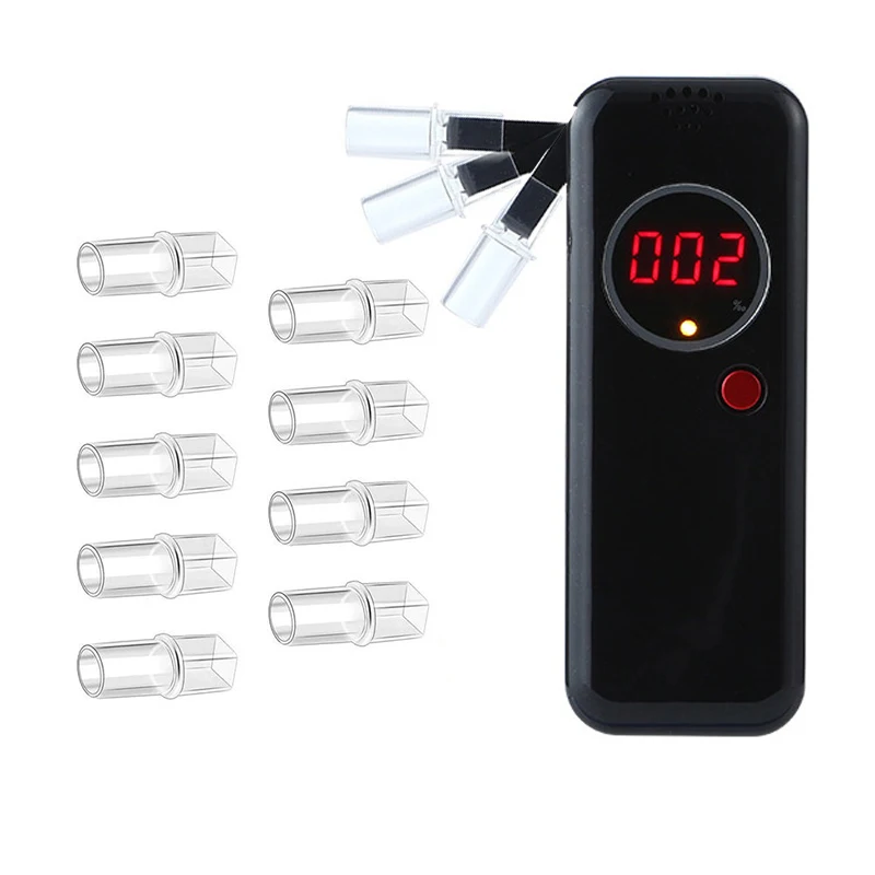 

Professional Alcohol Breath Tester Breathalyzer Analyzer Detector Test Breathalizer Breathalyser Device with Digital LCD