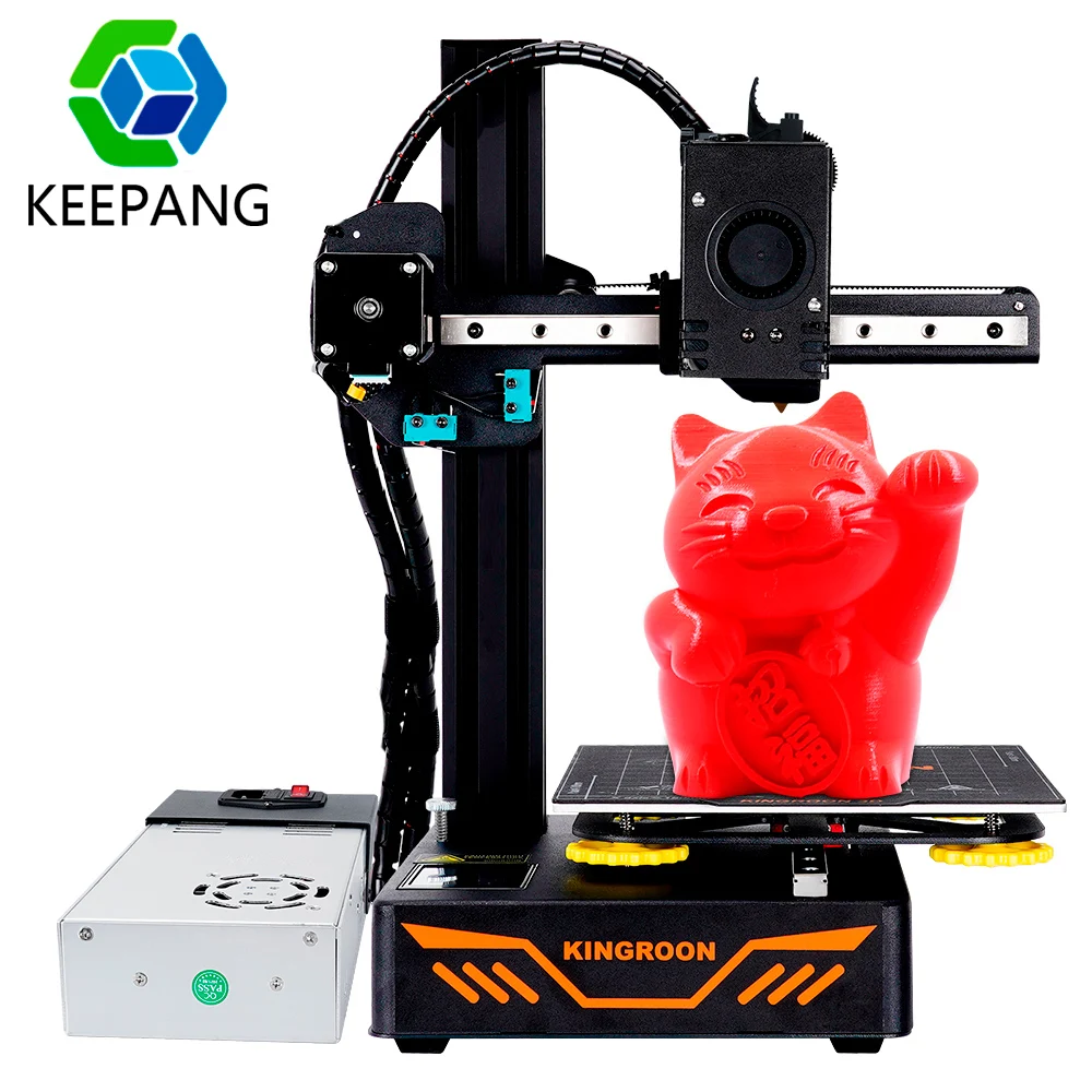 

Обновление KP3S дешевый набор для 3D-принтера FDM принтер 3D высокоточный портативный принтер KINGROON 180x180x180 мм 1,75 мм Поддержка пла Корея