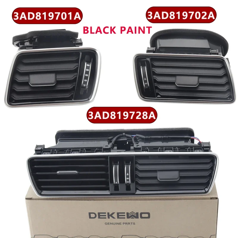 

3AD819728A 3AD819728A 3AD819701A Передняя приборная панель, вентиляционные отверстия для кондиционера, черная краска для VW CC R36 Passat B6 B7