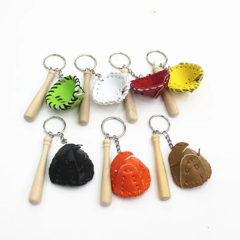 Держатель для ключей в виде бейсбольной биты 7 цветов