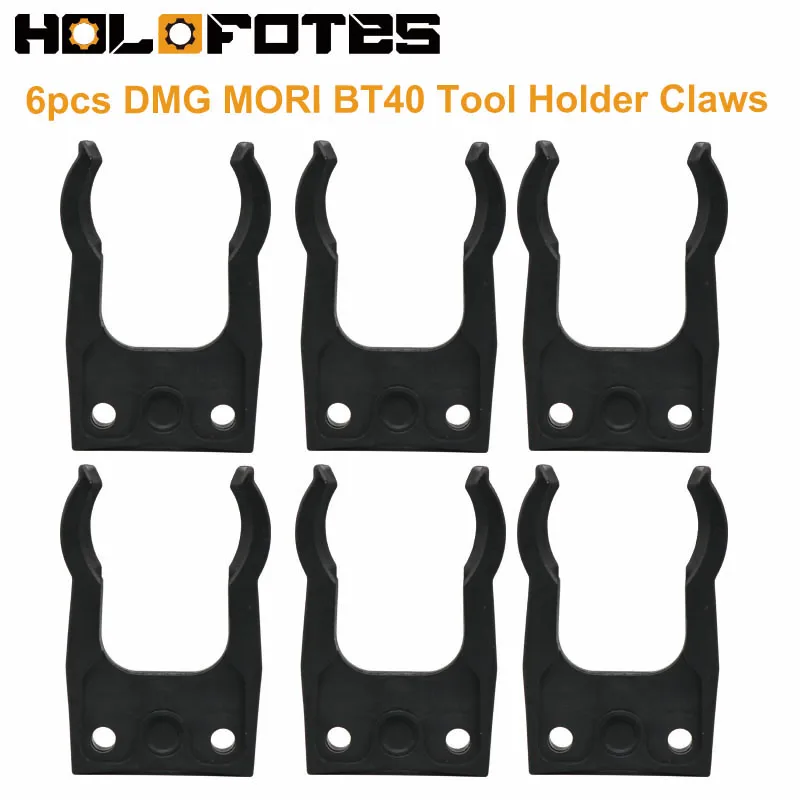 

6 шт. DMG MORI BT40, держатель для инструментов, вилки, BT40, держатель для инструмента, коготь, подходит для Тайваня Yongjin YCM, держатель для станка, зажимы