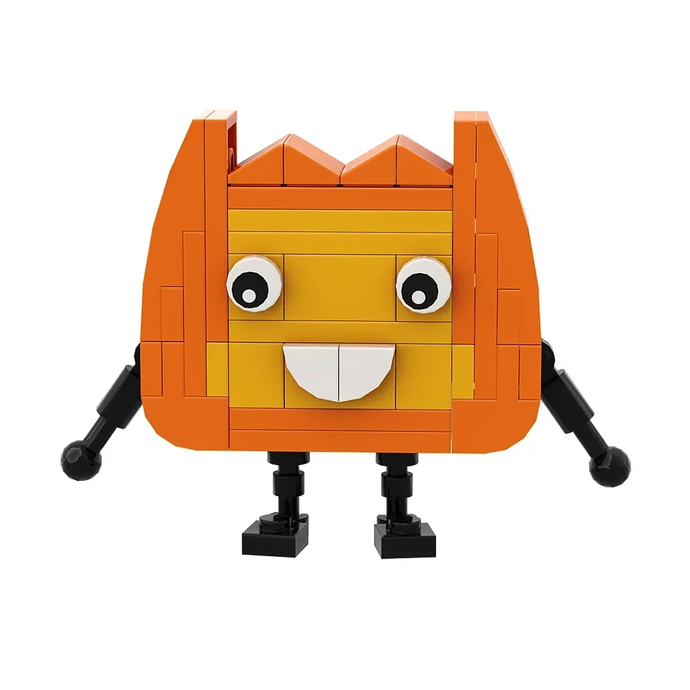 Gobrick MOC сражение за остров мечты кирпичи плюшевая игрушка листья огненный цветок