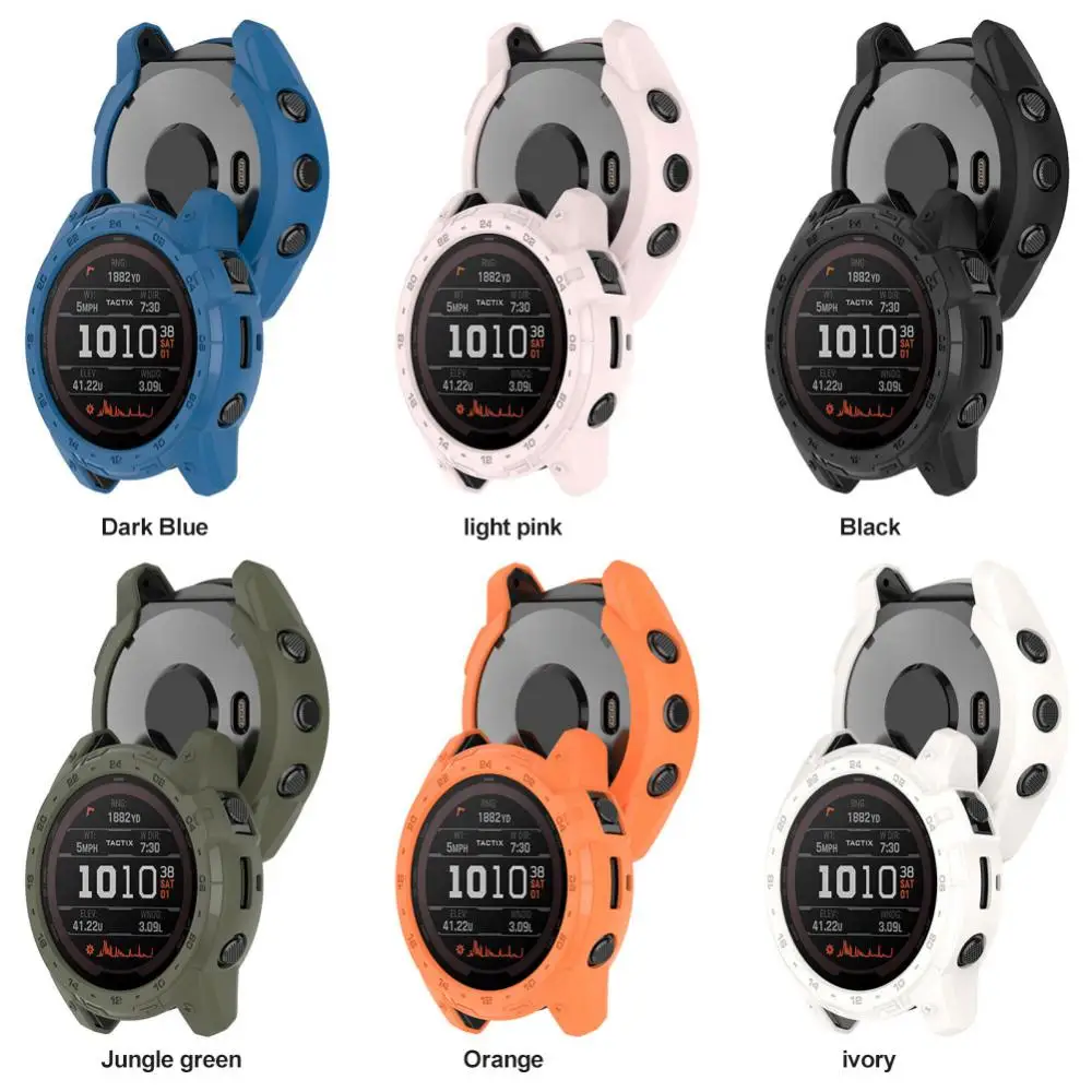 

Sweatproof Smart Watch Protective Case For Garmin Venu Sq2 Case Full Screen Protector Tpu Clear Ultrathin Protective Film Guard