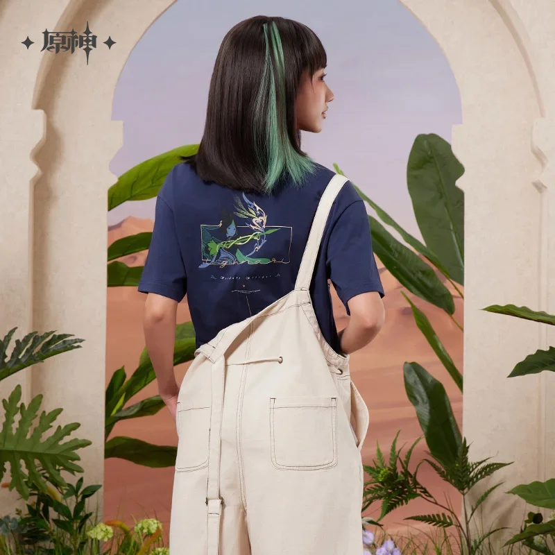 Presale GS Impact Официальный товар серии Forest and Sand хлопковая футболка