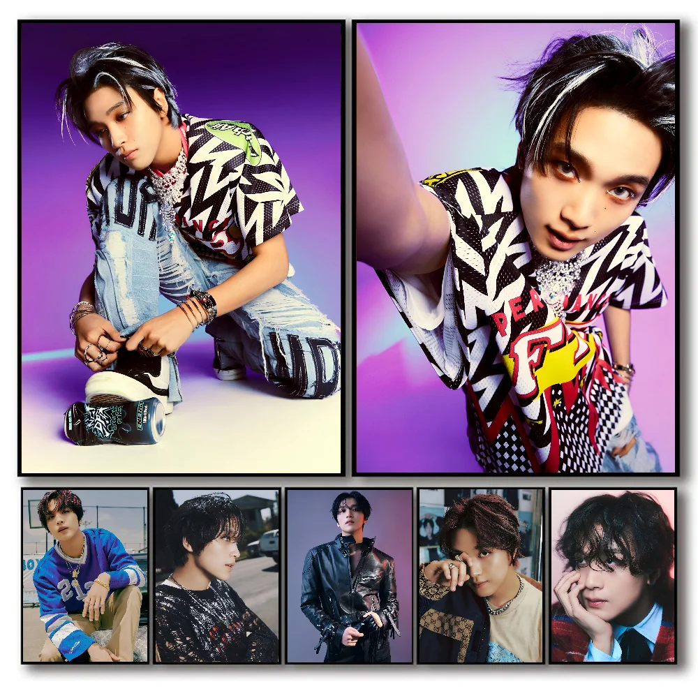 Doyoung Kpop NCT постер с принтом бумаги для дома гостиной спальни входа бара кафе