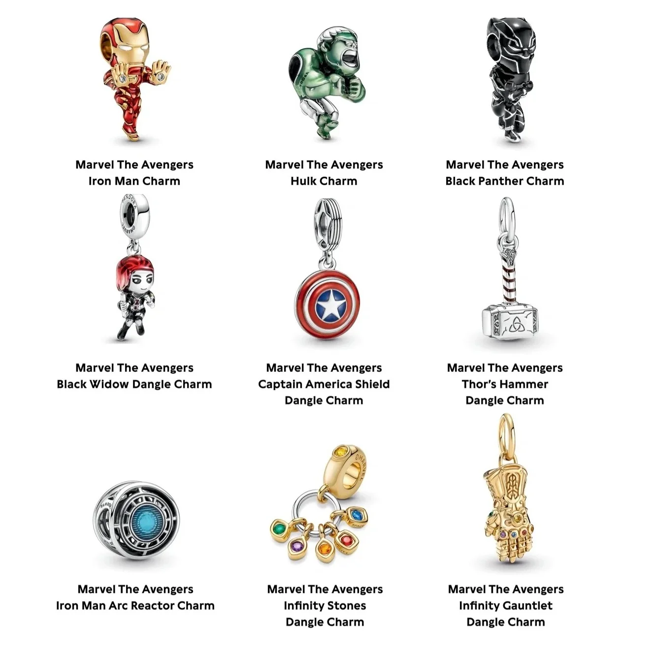 Модное ожерелье с браслетом Железный человек Халк Тор |