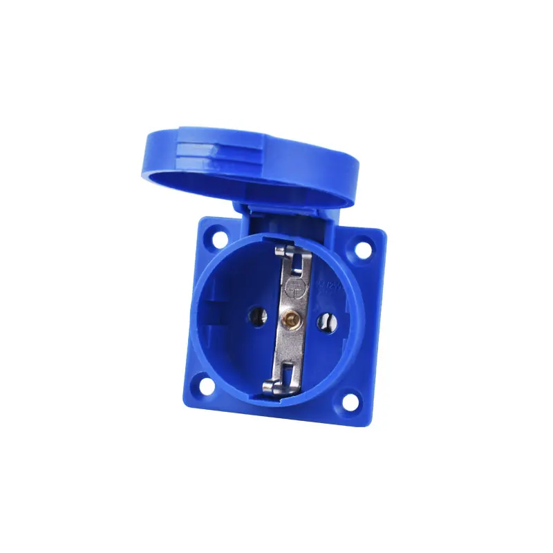 

Промышленная розетка 16A 220V-240V 2P+E IP44